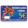 Darčekový poukaz v hodnote 5€