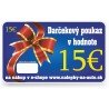 Darčekový poukaz v hodnote 15€